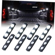  Truck Pickup Bed Light Kit, 24 Led Cargo Rock Lighting Kits w/Switch for White