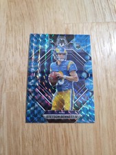 2023 Mosaic STETSON BENNETT IV Blue Reactive Prizm #362 Rookie RC Rams SP