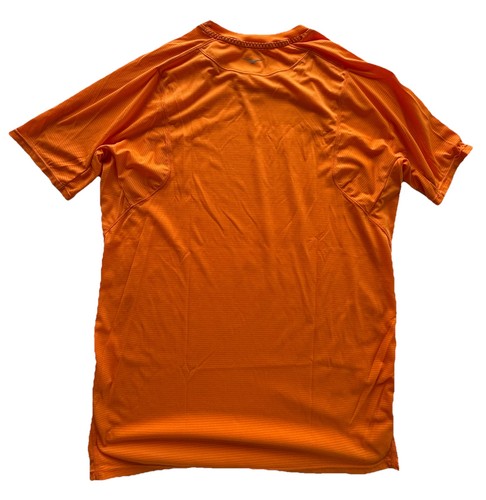 Hoka One One Glide Men’s Sz Small Shirt Orange Running Short Sleeve Day Trail - Picture 2 of 10