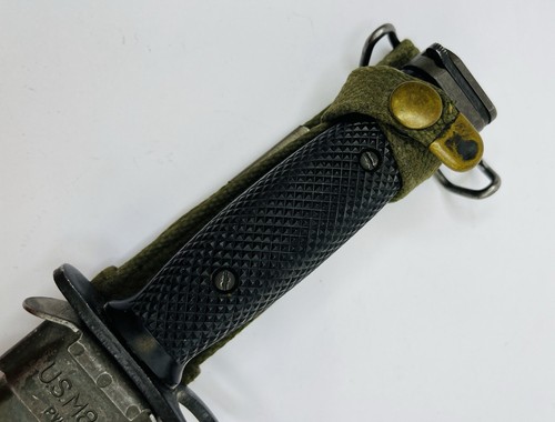 Vintage Knife M7 Bayonet & M8A1 Scabbard Sheath Vietnam War Era US - Picture 8 of 9