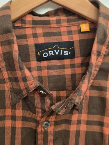 Orvis Button Up Plaid Flannel Shirt - Picture 3 of 9
