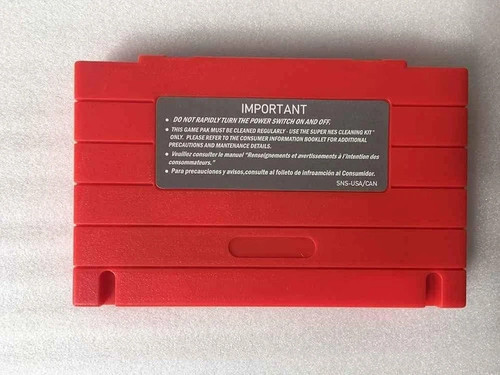 SNES 100 In 1 Cartridge Game Collection Multicart Super Nintendo Red NEW - Bild 3 von 3