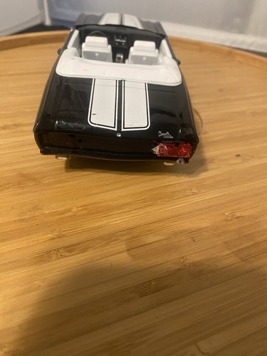 Welly Chevelle Cabrio 7 cm schwarz-weiß gestreift beschädigt siehe Bilder - Bild 7 von 12