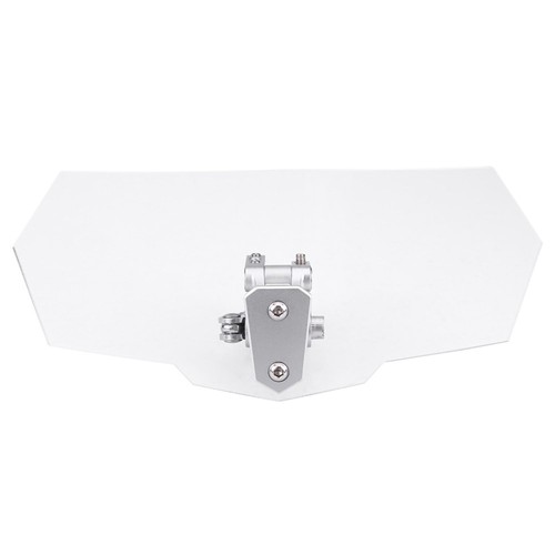 Universal Motorcycle Adjustable Windshield Wind Deflector Windshield Accessories - Foto 8 di 10