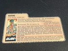 gi joe lot File Card 1983 Gung Ho Great Condition Clean Card