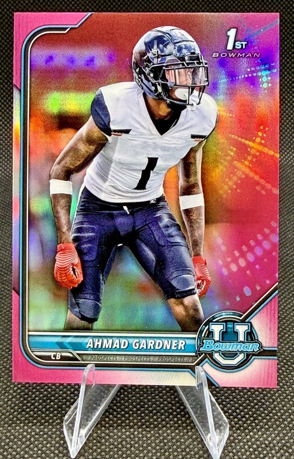 2022 Bowman University 1st Bowman Ahmad Sauce Gardner Pink Refractor  #38 