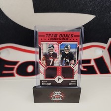 2023 Panini Rookies & Stars  Team Duals Drake London, Bijan Robinson #TD-BD /399