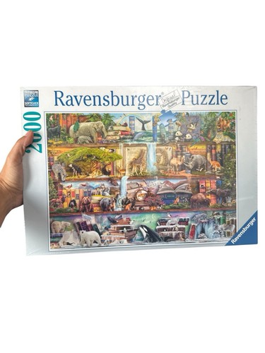 Ravensburger Aimee Stewart! Wild Kingdom Shelves 2000 Pc Puzzle Sealed Germany - Bild 4 von 4