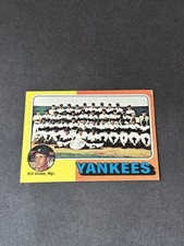 Yankees Team Card 1975 Topps #611