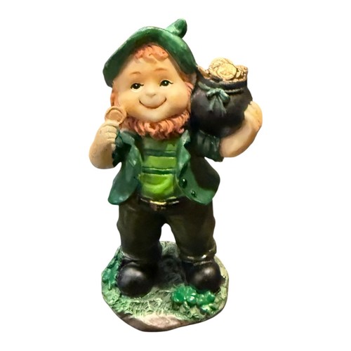 Folletto 5” statuina resina irlandese giorno di San Patrizio verde fortunato a scelta usata in ottime condizioni - Foto 31 di 59