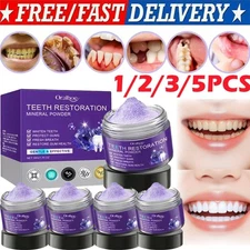 Dental Restoration Mineral Powder, Mineral Tooth Powder, Teeth Whitening HOT US~