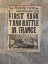 Boston Traveler Newspaper Wednesday, July 26 1944 World War 2 Mint!! Make Offer Boston Traveler Newspaper Wednesday, July 26 1944 World War 2 Mint!! Make Offer