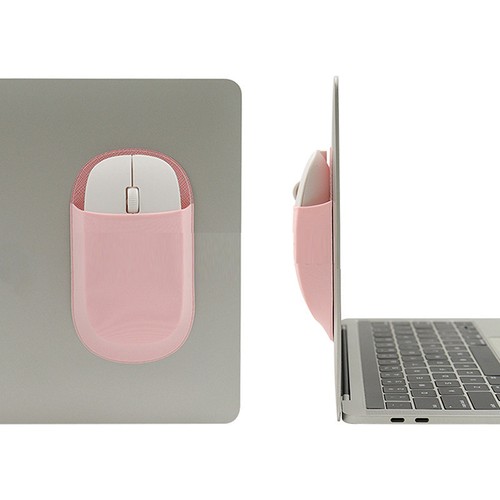 1PCS Slim Mouse Holder Adhesive Elastic Case Pen Stick Cover Lycra Fabric Pocket - Afbeelding 7 van 18
