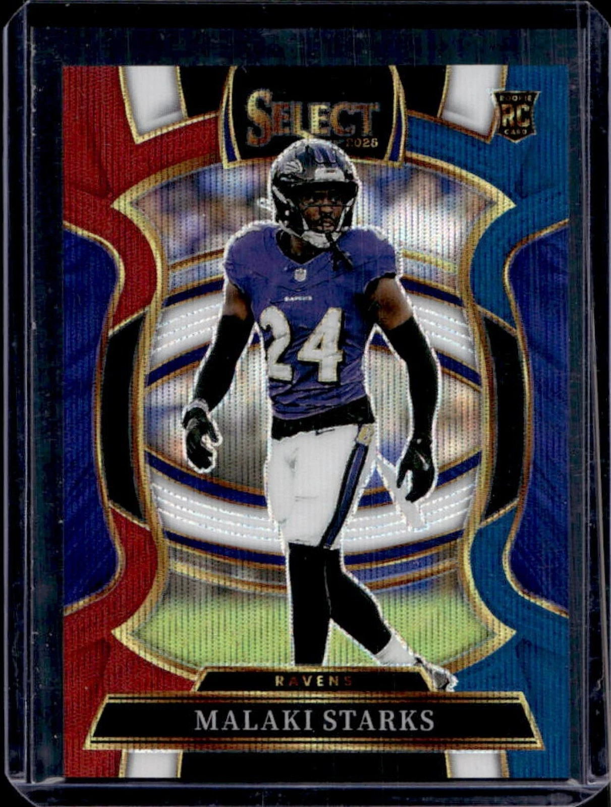 2025 Select Malaki Starks Tri-Color Prizm /399