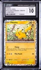 2025 POKEMON MCDONALD'S COLLECTION CONFETTI HOLO PIKACHU CGC 10 GEM MINT
