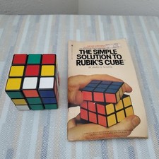 The Simple Solution to Rubik's Cube by James G. Nourse 1981, PB w Cube