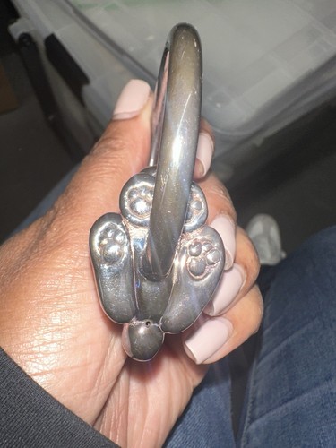 Aspery Sterling Silver 925 Rabbit Teether Baby Rattle - Picture 8 of 14