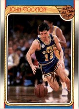 1988 Fleer #127 John Stockton Utah Jazz EX-MT