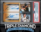 2025 Bowman Draft Chrome Konnor Griffin/Hernandez Dual Auto #01/50 PSA 10 Y160