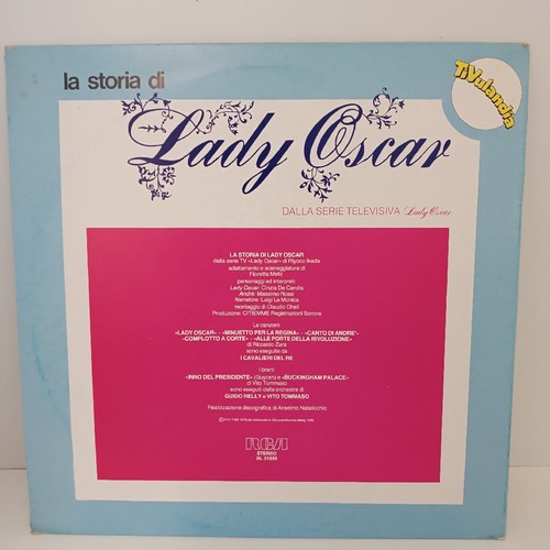 LP 'LA STORIA DI LADY OSCAR'-DALLA SERIE TELEVIS. - Imagen 2 de 2