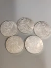 Five Silver Eagles 5 oz