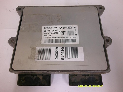 ENGINE COMPUTER KIA SORENTO 2007 39106-3C360 AT PCM ECM ECU OEM - Picture 2 of 5