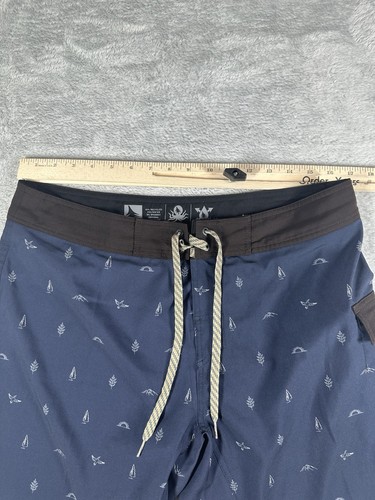 Hippy Tree Shorts Mens 34 Board Swim Trunks Performance Outdoor Hybrid Hiking - Picture 11 of 16