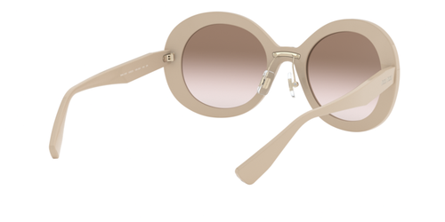 MIU MIU Sunglasses MU04VS 158204 CORE COLLECTION 04VS Beige + Brown/Silver - Picture 10 of 17