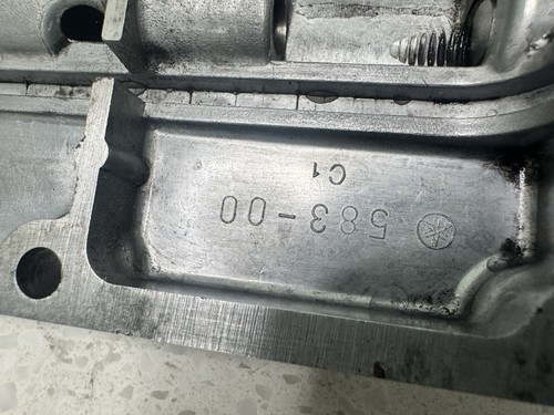 1978 1979 Yamaha SR500 TT500 Oil Pan With Screen Clean - Picture 8 of 9