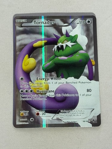 Pokemon Tornadus Full Art Emerging Powers 98/98