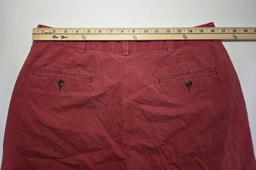 Brooks Brothers 346 Mens Size 34x32 Red Chino Pant - Picture 9 of 12