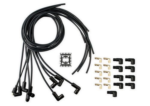 Accel ACL9001CK Black 8 mm Spark Plug Wire Kit fits V8 Performance Racing Parts - Picture 2 of 12