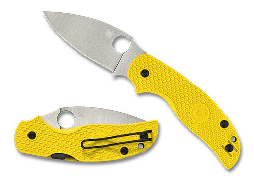 Spyderco Knives Sage 5 C123PYL Yellow FRN CPM MagnaCut Taschenmesser rostfrei - Bild 1 von 1
