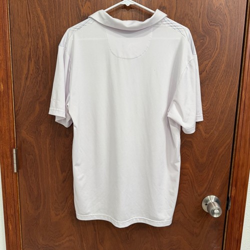 Polo de golf Ben Hogan mediano a rayas rendimiento 30 % reciclado para hombre - Imagen 2 de 5