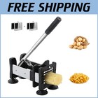 Heavy-Duty Manual Vegetable Cutter with Interchangeable Blades for Easy Chopping