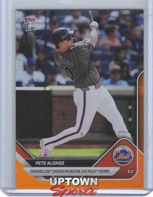 Pete Alonso - 2025 MLB Topps NOW - Card 501 - 250th Career Homerun-Orange #17/25