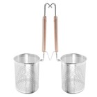 2 Pcs Nudel Sieb Topfsieb Aus Edelstahl Nudelsieb Spaghetti -Sieb