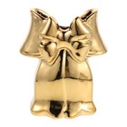  Dekorative Blumenvase mit Schleife – Porzellanvase zur Heimdekoration –