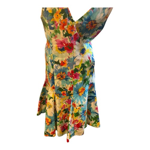 Vestido floral de primavera para mujer POLO LAUREN RALPH, vestido multicolor talla 12 - Imagen 6 de 13