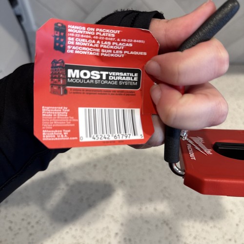 Gancho recto reforzado PACKOUT Milwaukee 48-22-8334 4" - Imagen 5 de 5