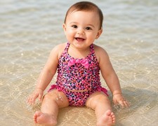 OshKosh B'Gosh Baby Girls' 2-Piece Leopard Print Swimwear Set 6 Months