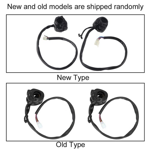 Car 2pcs 1in Motorcycle Handlebar Switch Headlamp Turn Signal Horn Gear Control - Picture 3 of 24