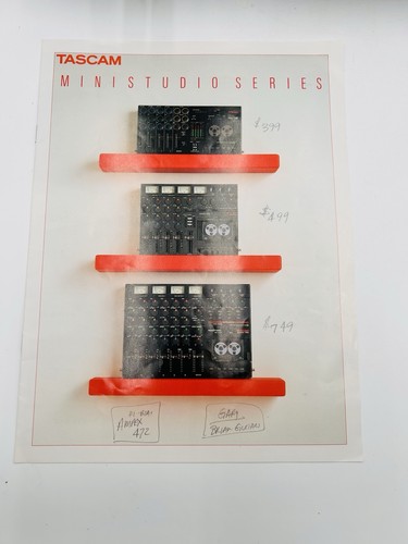 Tascam Porta Two Ministudio 4-Track Cassette Recorder UNTESTED NO POWER CORD - Picture 16 of 23