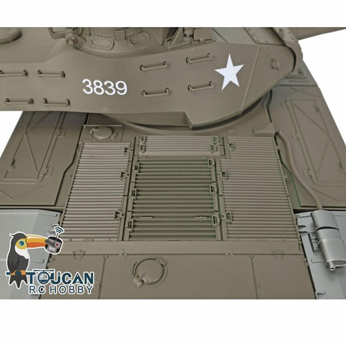 Henglong 1/16 7.0 Walker Bulldog WWII RC Tank 3839 con ruote in metallo - Foto 19 di 19