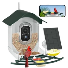 Smart Bird Feeder with Camera, 2K HD AI Identify Birds Species, Bir... Fast Ship