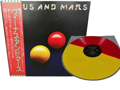 Paul McCartney Alas Venus y Marte Universal Japón OBI Rojo Amarillo Vinilo... - Imagen 1 de 4