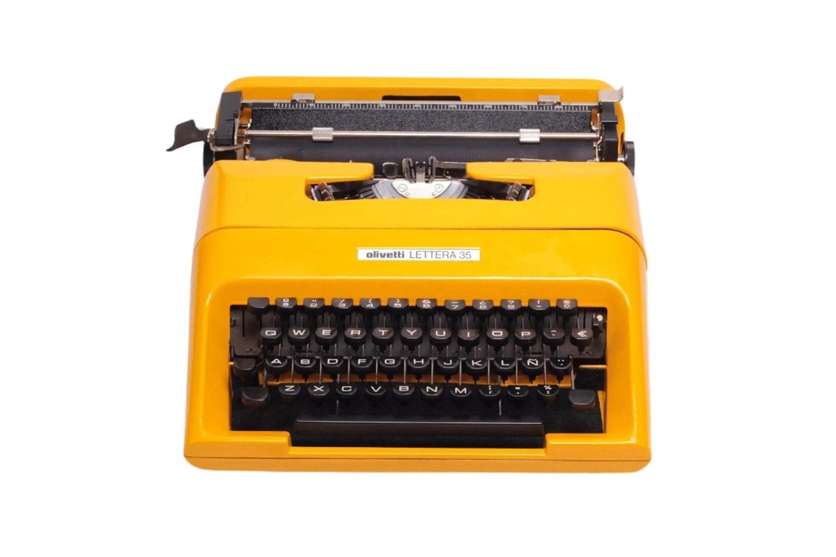 olivetti LETTRA 35タイプライター Olivetti Lettera 35 Black, Green Manual Vintage Typewriter