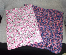 Disney Aristocats Marie Pink Small Pet Cat Cotton  Hand Knit Tree Bed Blankets