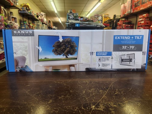 BRAND NEW! SANUS Vuepoint FLT1 Extend + Tilt TV Wall Mount for TVs 32"- 70" - Picture 1 of 7