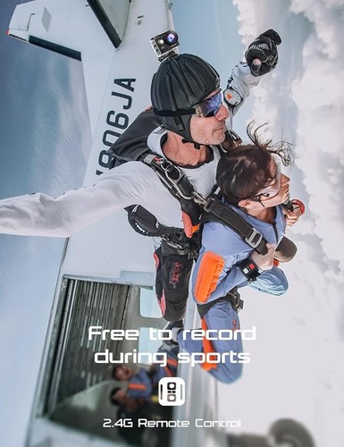 Apexcam 4k Caméra Sport 64MP avec MicroSD - Picture 2 of 6